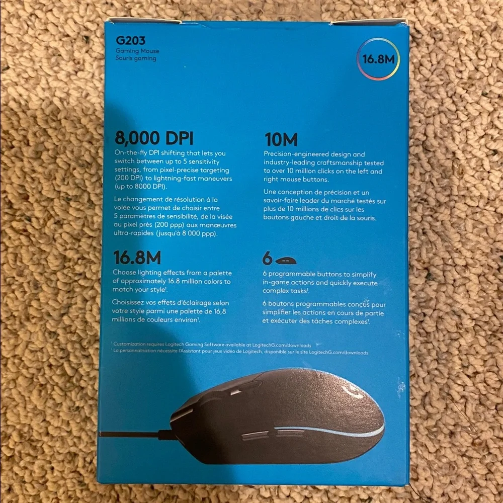 Logitech G203 Gaming Mouse